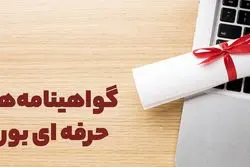 انواع گواهینامه های حرفه ای بازار سرمایه