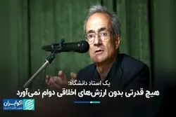 یک استاد دانشگاه: جامعه در حال بازیابی خود است