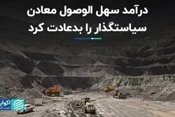 درآمد سهل الوصول معادن سیاستگذار را بدعادت کرد