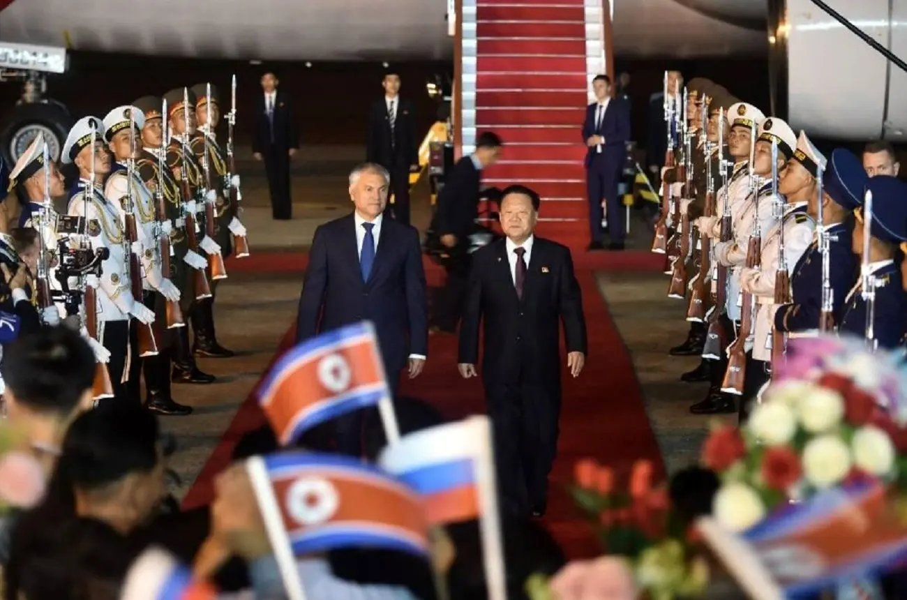 رئیس دومای دولتی روسیه با رهبر کره شمالی دیدار کرد