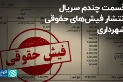 قسمت چندم سریال انتشار فیش‌های حقوقی شهرداری