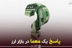 پاسخ یک معما در بازار ارز