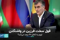 قول سخت فرزین در واشنگتن