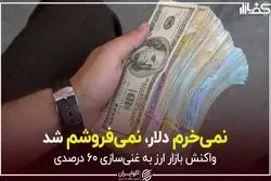 نمی‌خرم دلار، نمی‌فروشم شد