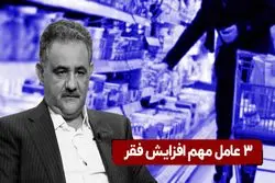 ۳ عامل افزایش فقر