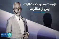 اهمیت مدیریت انتظارات پس از مذاکرات 