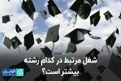 شغل مرتبط در کدام رشته بیشتر است؟