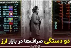 دو دستگی صراف ها در بازار ارز