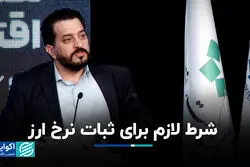 شرط لازم برای ثبات نرخ ارز
