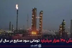 کاهش 30 هزار میلیارد تومانی سود صنایع در سال آینده