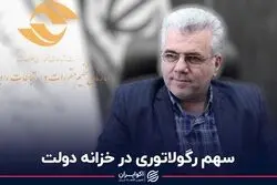 سهم رگولاتوری در خزانه دولت
