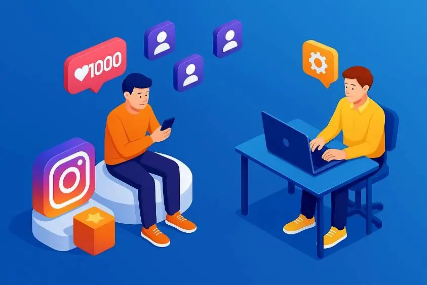 افزایش فالوور اینستاگرام با خرید فالوور یا استخدام ادمین ؟