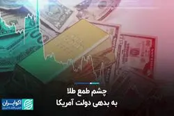 چشم طمع طلا به بدهی دولت آمریکا
