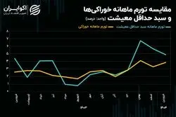 تورم خوراکی‌های اساسی از شاخص مرکز آمار جلو زد