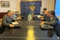 در آستانه نشست شورای حکام آژانس نمایندگان ایران و روسیه دیدار کردند