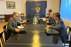 در آستانه نشست شورای حکام آژانس نمایندگان ایران و روسیه دیدار کردند