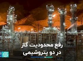 رفع محدودیت گاز در دو پتروشیمی