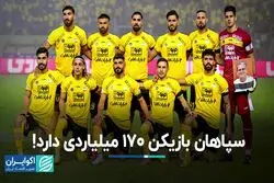 سپاهان بازیکن 170 میلیاردی دارد!
