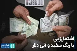 اشتغال‌زایی با رنگ سفید و آبی دلار