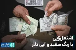 اشتغال‌زایی با رنگ سفید و آبی دلار