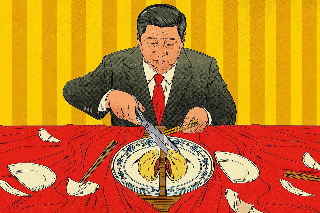 چرا بشقاب شام چینی‌ها ممکن است خطر سیاسی داشته باشد؟