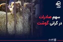 سهم صادرات در گرانی گوشت