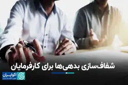 شفاف‌سازی بدهی‌ها برای کارفرمایان