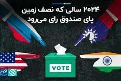 نیمی از مردم جهان در سال 2024 پای صندوق‌های رای می‌روند  