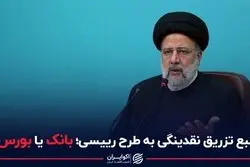 منبع تزریق نقدینگی به طرح رییسی؛ بانک یا بورس؟