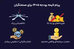 بودجه ۱۴۰۵ چه بلایی سر انگیزه صنعت می‌آورد؟