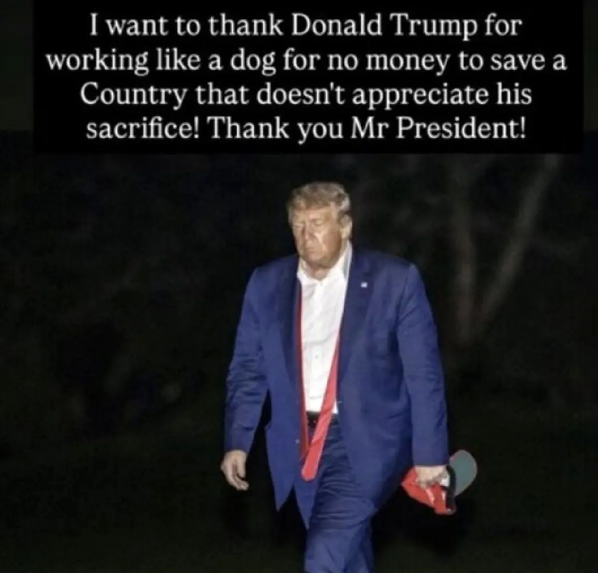 ترامپ: مثل سگ بدون هیچ دستمزدی جان کندم!