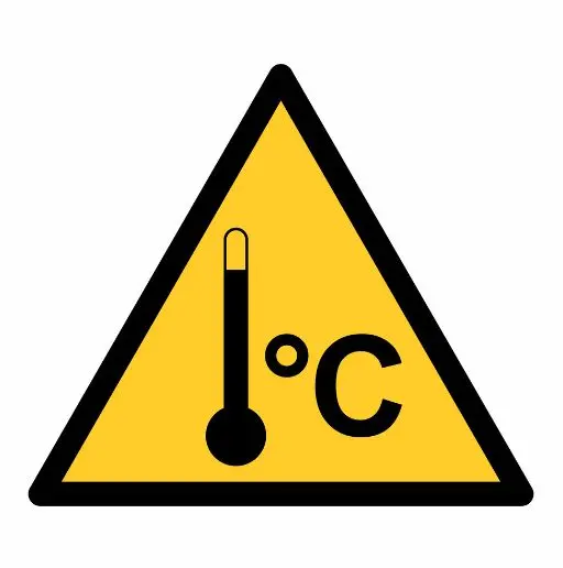 دماسنج تورم به سقف چسبید