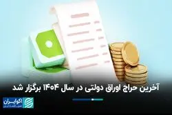 آخرین حراج اوراق دولتی در سال 1404 برگزار شد