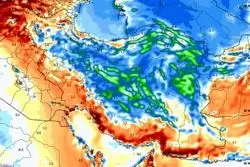 فعالیت موج بارش‌ها در کشور تا امروز؛ تشدید آلودگی هوا تا پایان هفته