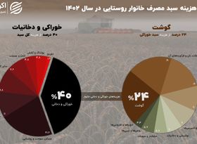 «خوراک»، هزینه‌‌سازترین کالای روستانشینان