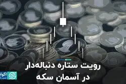 رویت ستاره دنباله‌دار در آسمان سکه  
