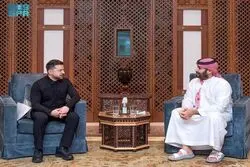  ولودیمیر زلنسکی با محمد بن سلمان دوباره دیدار کرد+ جزئیات