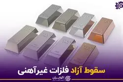 سقوط آزاد فلزات غیرآهنی