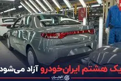 یک هشتم ایران‌خودرو آزاد می‌شود