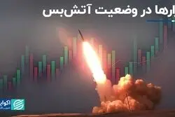  بازارها در وضعیت آتش‌بس