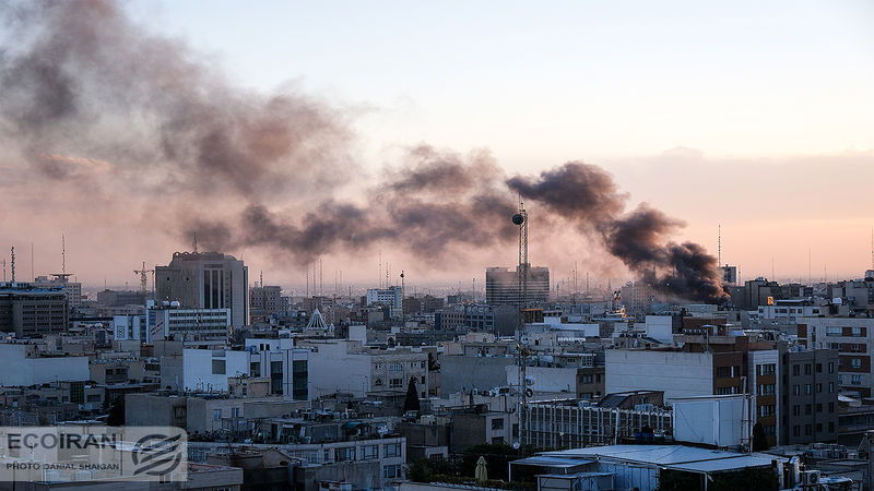 نه پارک ارم نه ورزشگاه آزادی دچار حریق نشده اند