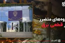 گروه‌های متضرر از قطعی برق