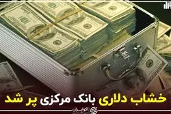 خشاب دلاری بانک مرکزی پر شد
