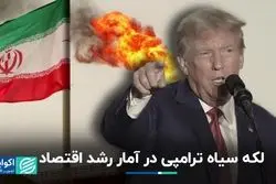 رد سنگین ترامپ بر آمار رشد اقتصاد ایران