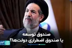 صندوق توسعه یا صندوق اضطراری دولت‌ها؟