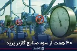 ۳۰ همت از سود صنایع گازبر پرید