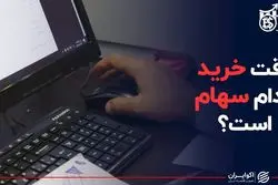 وقت خرید کدام سهام است؟