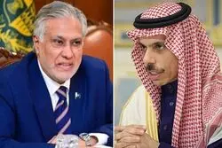 اسلام‌آباد و ریاض درباره امنیت خلیج فارس و دریای سرخ گفت‌وگو کردند