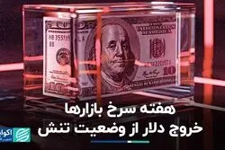 حال‌وهوای سرخ بازارها در این هفته و دلاری که از وضعیت پرتنش خارج شد