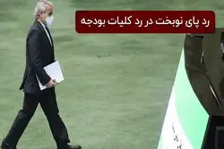 رد پای نوبخت در رد کلیات بودجه

